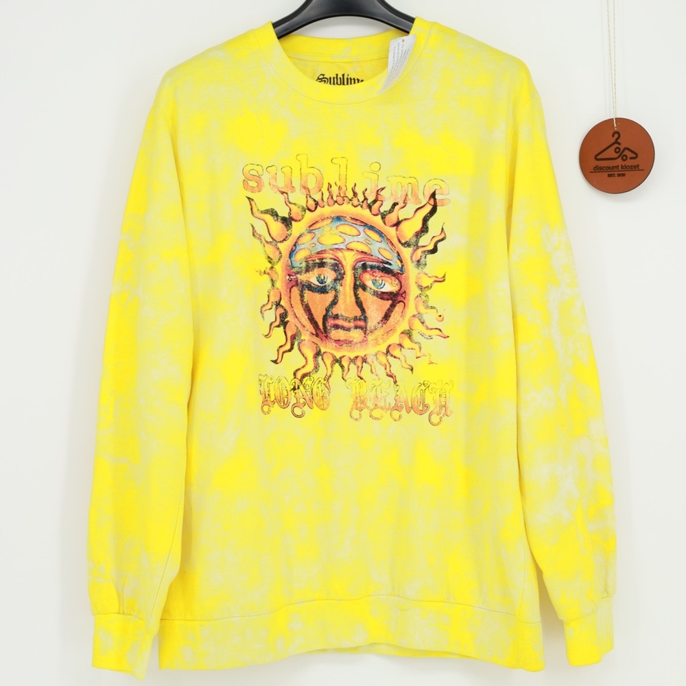 SUBLIME UNISEX TIE DYE CREWNECK‎ SWEATSHIRT - Picture 3 of 7